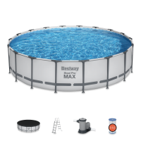 STEEL PRO MAX 5,5x1,2 m okrúhly, stojanový bazén v cene - Bestway 56462