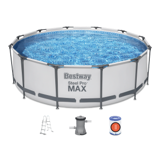 Okrúhly bazén s rámom Steel Pro Max 3,66 x 1,22 m - BESTWAY 56420
