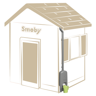 Žľab s kanvicou a zbernou nádobou - Smoby