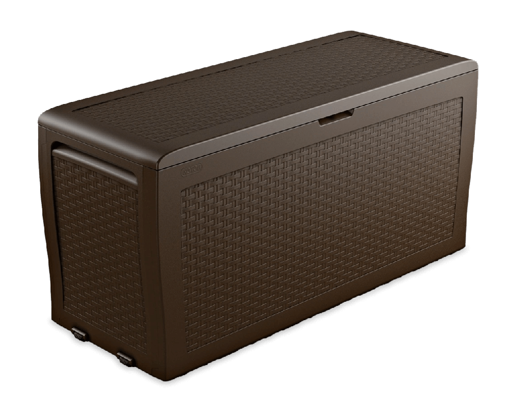 Balkónový box Keter SAMOA RATTAN BOX 270L Brown