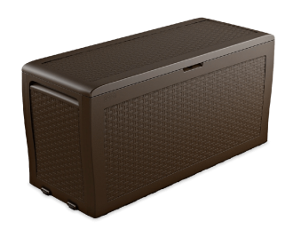 Balkónový box Keter SAMOA RATTAN BOX 270L Brown