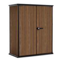 Záhradný box Keter Deco Vertical 1400L Venetian Brown