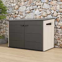 Záhradný domček TAHOMA 6.4x3.8 Cold Grey - HARDMAISTER