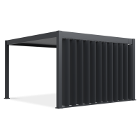 Nastaviteľná panelová stena pre pergolu ELEGANCE/DELUXE/FUSION 4m antracit - Gutroof