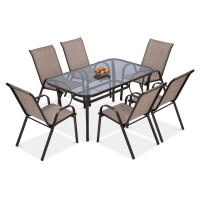 Záhradný set BOLOGNA 150/6 Brown