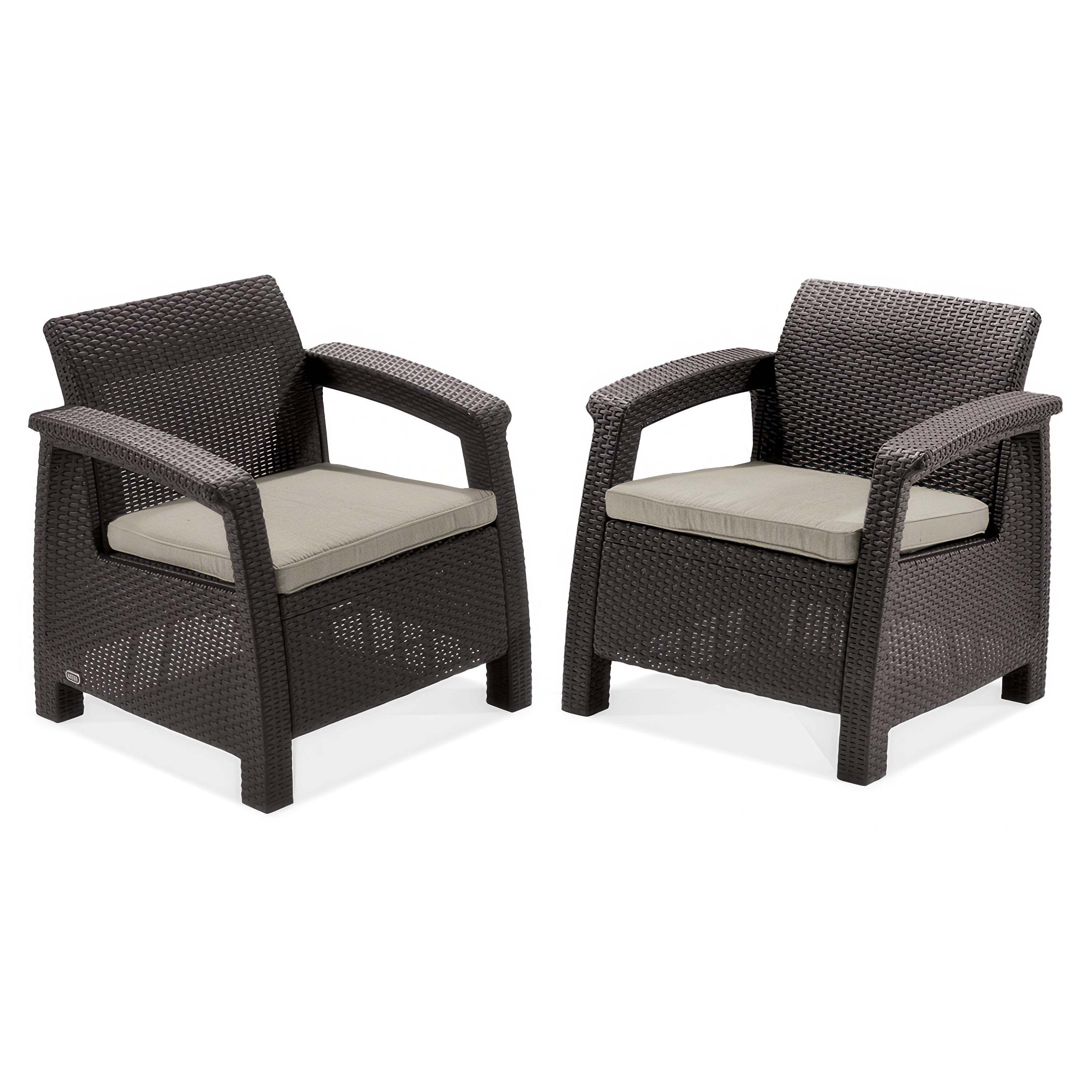 Zestaw mebli CORFU DUO Brown do ogrodu