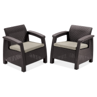 Záhradný nábytok CORFU DUO Brown