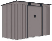 Záhradný domček OREGON 261x121cm teplá sivá - Hardmaister