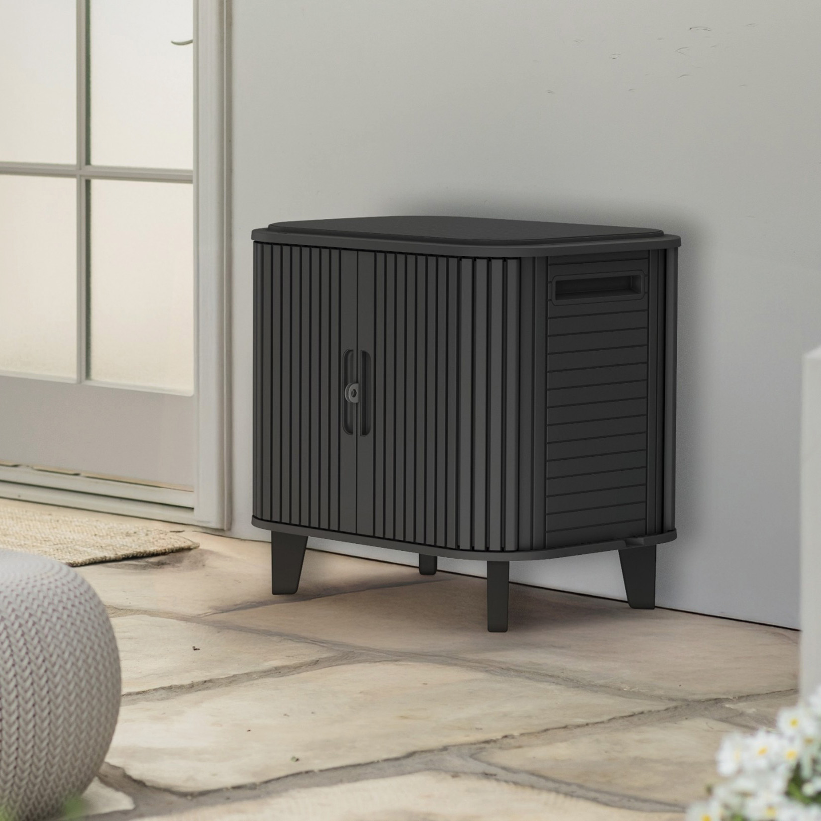 VELO 113L Sivá balkónová skrinka - Keter