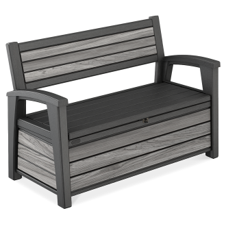 Záhradný box/lavička Keter Deco 227L Storm grey