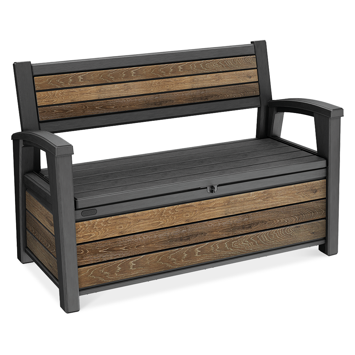 Záhradný box/lavička Keter Deco 227L orech