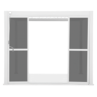 Polykarbonátové posuvné dvere pre bielu pergolu PREMIUM 3 m - GUTROOF