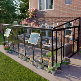 Inspiracja dekoracji w ogrodzie zimowym SOHO 505x290cm Solid PC, Glass Gutroof