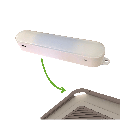 Lampa LED s magnetom a detektorom pohybu - Hardmaister