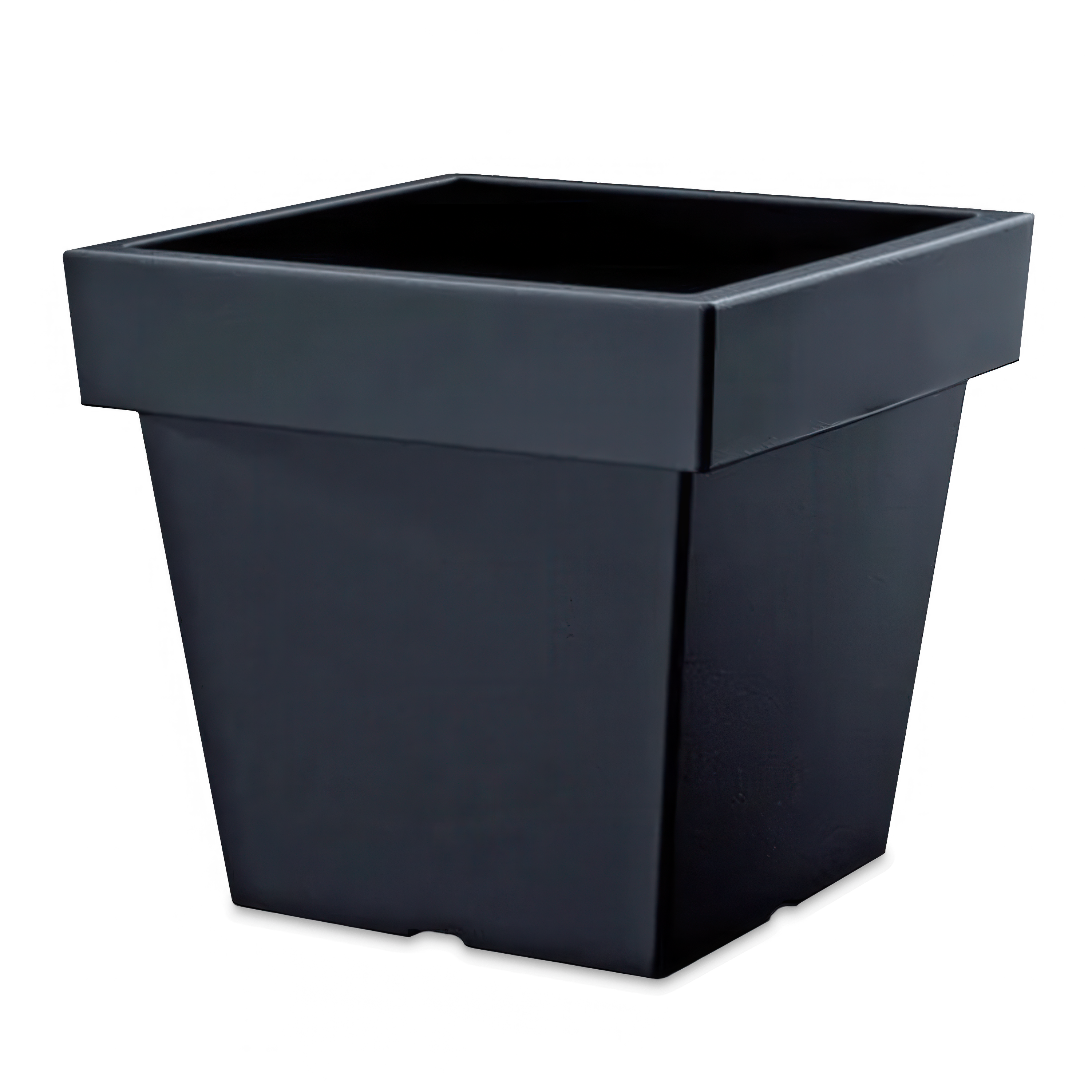 Kvetináč Lofly Square Low 29x29x27cm antracitový - PROSPERPLAST