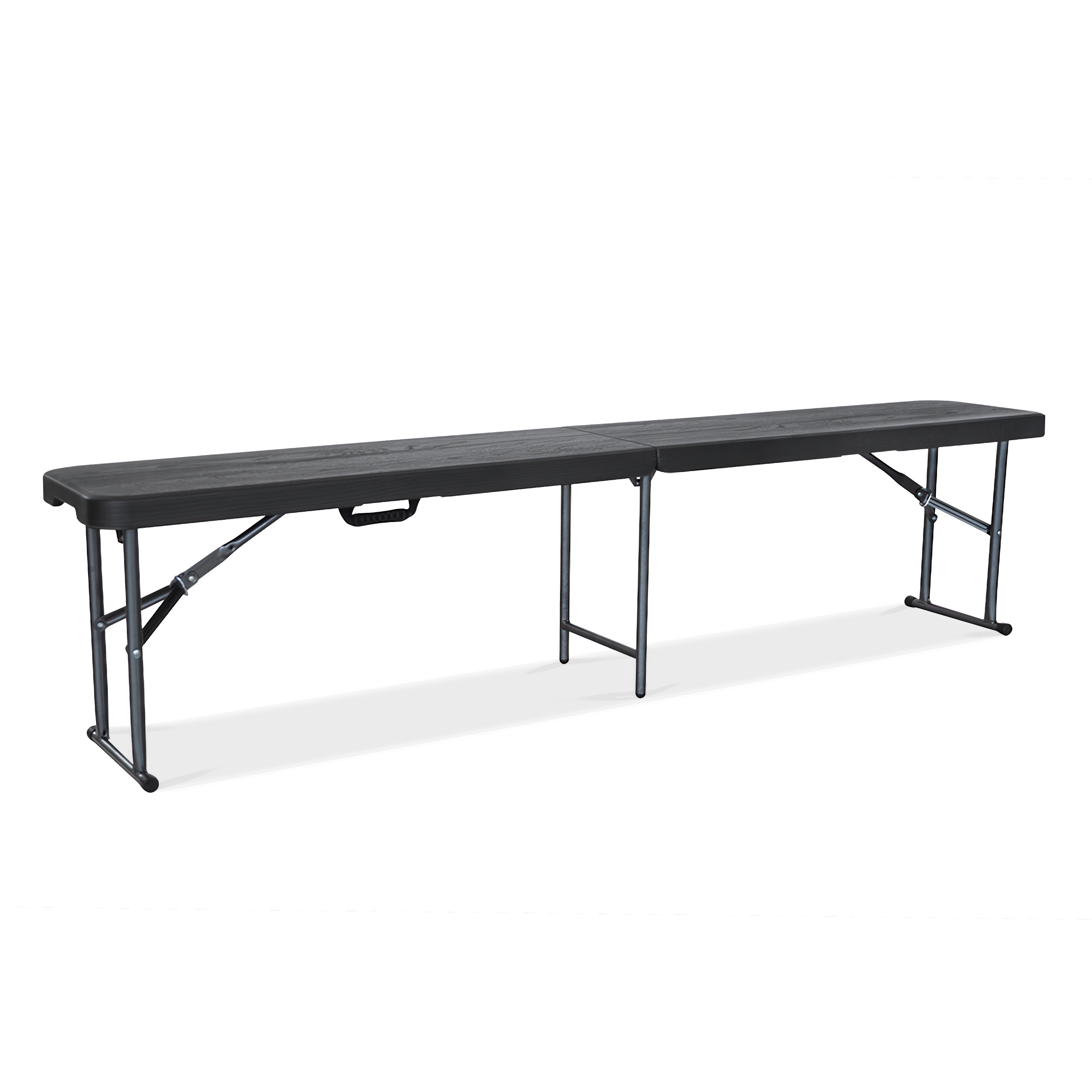 Stabilna ławka w grafitowym kolorze do użytku prywatnego i komercyjnego