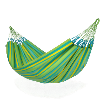 Klasická hojdacia sieť pre dve osoby BRISA Lime - LA SIESTA