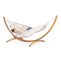 Stojan na dvojitú hojdaciu sieť ELIPSO Nature - LA SIESTA