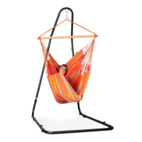 BASIC a COMFORT MEDITERRÁNEO Antracitový stojan na hojdacie siete - LA SIESTA