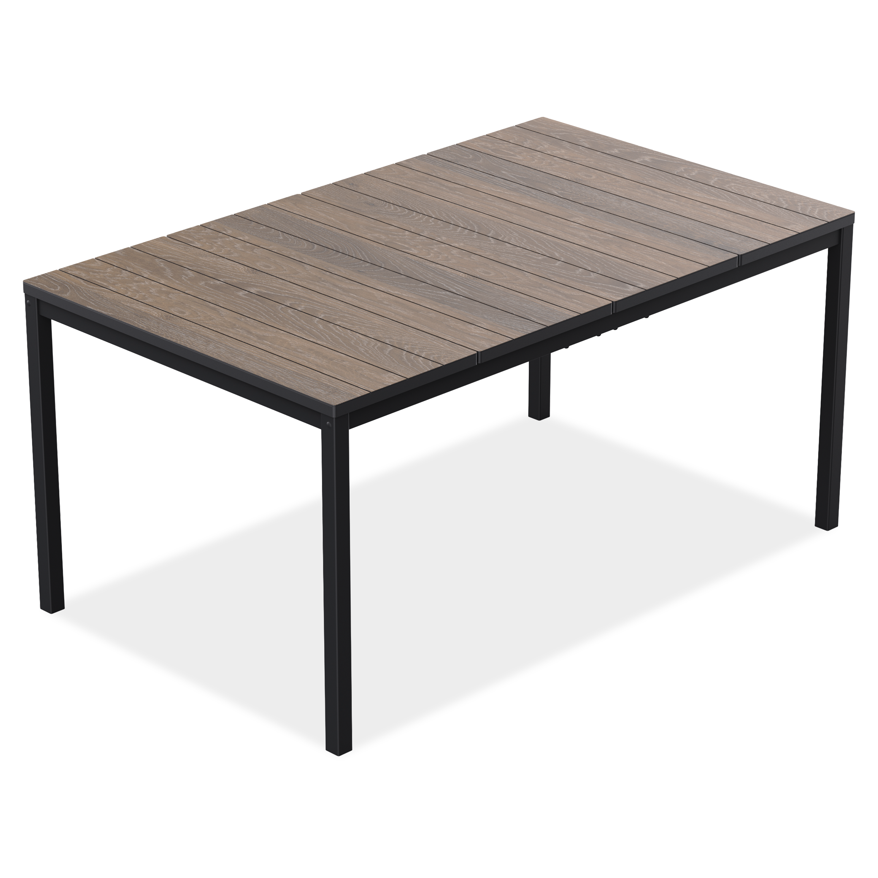 Záhradný stôl DECO PORTO NOVA 160 Black + Walnut - Keter