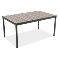 Jedálenský záhradný stôl DECO PORTO NOVA 160 Black + Storm - Keter