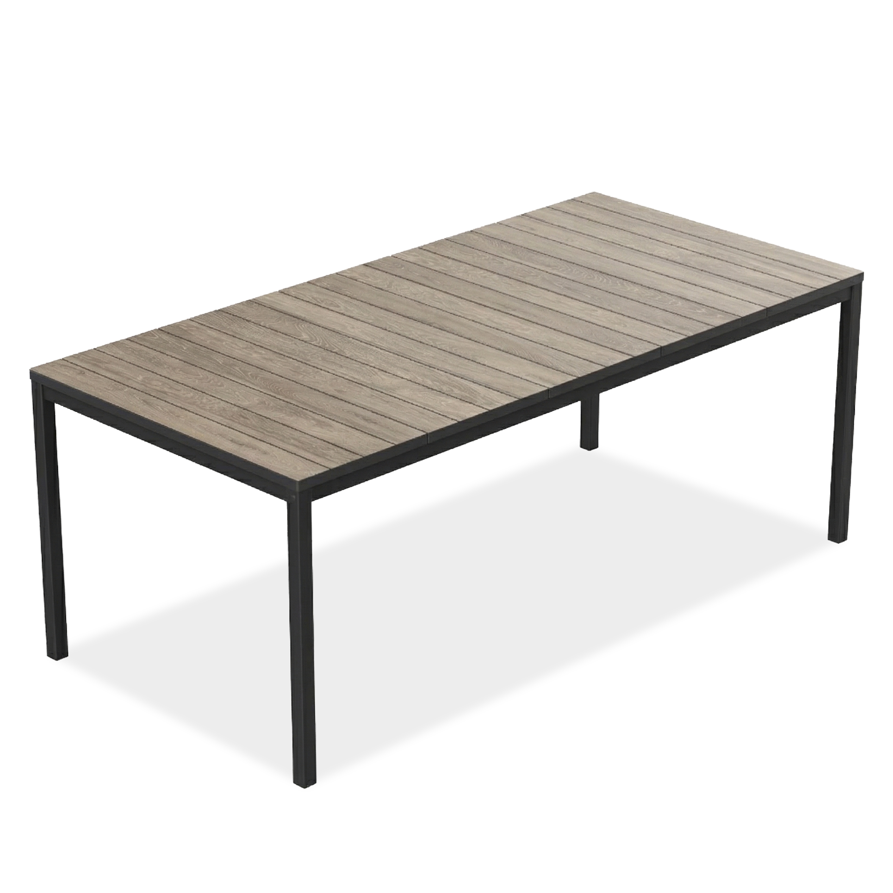 Záhradný stôl DECO PORTO NOVA 200 Black + Ashwood - Keter