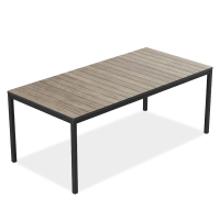Záhradný stôl DECO PORTO NOVA 200 Black + Ashwood - Keter