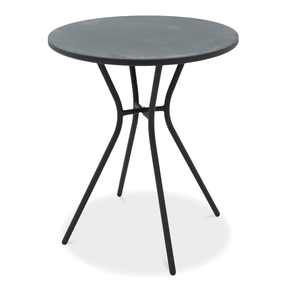 Balkónový stôl SIMPLE s priemerom 60 cm grafit - FOCUS GARDEN