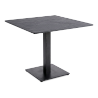 Záhradný stôl s oceľovou podnožou RIVIO/VENA 80 cm - Bjørkka