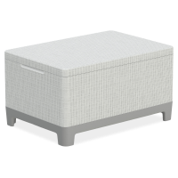 Vonkajší stolík Scandi s úložným priestorom Ash grey-Soft beige - Keter