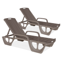 2x ležadlo FLORIDA Cappuccino