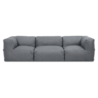 Modulárna terasová pohovka ALORA Comfort Grey - Bjørkka