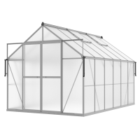Polykarbonátový skleník Slide-In 244x370 cm Silver - Cultivo