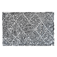 Záhradný koberec 180x270 cm Grey - MOODME