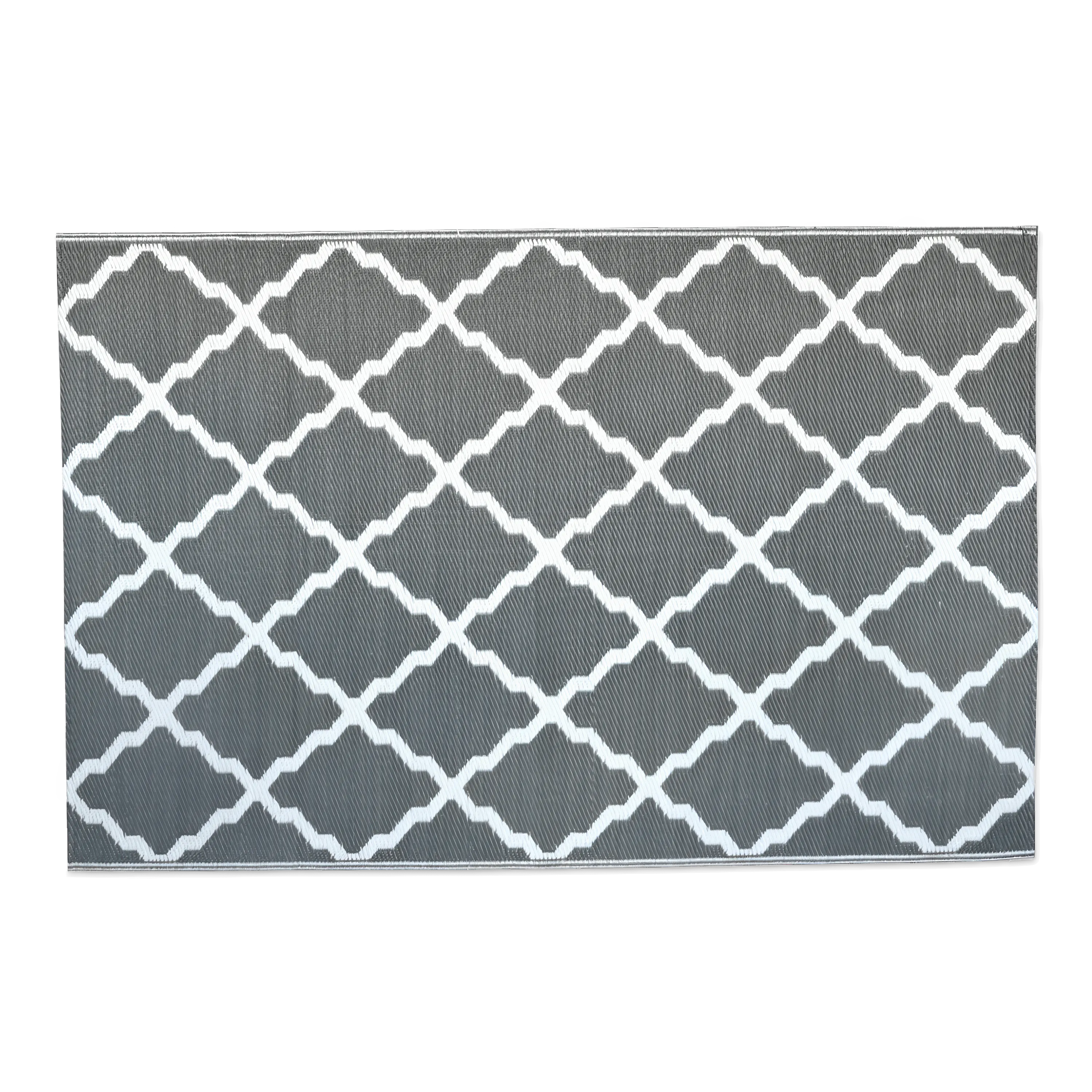 Záhradný koberec 180x270cm Middle Gray - MOODME