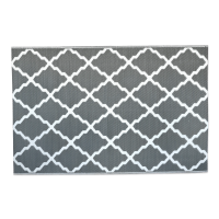 Záhradný koberec 180x270cm Middle Gray - MOODME