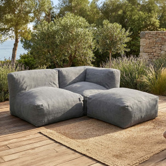 Modulárny záhradný roh ALORA Lite Grey - Bjørkka