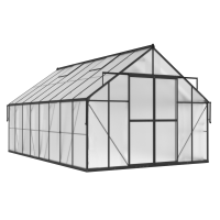 Polykarbonátový skleník Slide-In 305x489 cm čierny - Cultivo