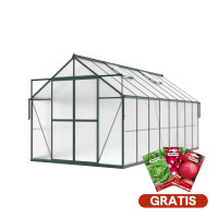 Záhradný skleník Slide-In NEW 244x490cm Dark Green - Cultivo