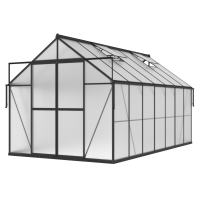 Polykarbonátový skleník Slide-In 244x429 cm čierny - Cultivo