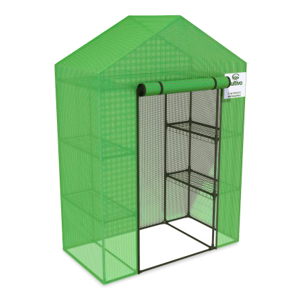 Záhradné regály do skleníka 4 police 140x73 Zelená