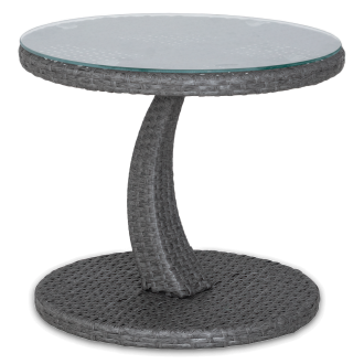 PREMIO Tmavosivý technorattanový stôl - Focus Garden