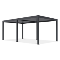 Pergola terasová DELUXE Automatic + LED 3,6x6 Anthracite - Gutroof