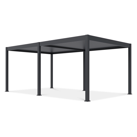 Pergola terasová DELUXE Automatic + LED 3,6x6 Anthracite - Gutroof