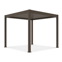 Bioklimatická pergola s pohyblivými lamelami ELEGANCE AUTOMATIC 3x3 Taupe - Gutroof