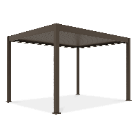 ELEGANCE AUTOMATIC 3x4 automatická pergola s LED osvetlením Taupe - Gutroof