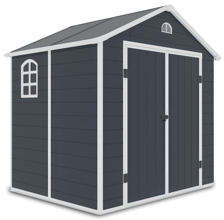 Domček na náradie VERMONT 242x192cm Studená sivá - Hardmaister