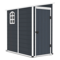 Záhradný domček BOSTON 109x192cm Cold Grey - Hardmaister