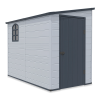 Prístrešok na náradie BOSTON 143x248 Light Grey - Hardmaister