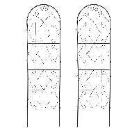 2x Podpera na rastliny 190x55 cm - geometrický vzor - Cultivo